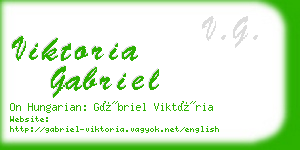 viktoria gabriel business card